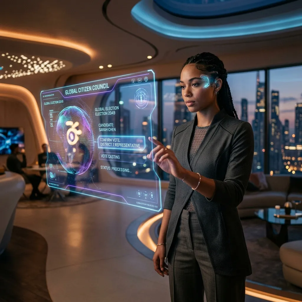 Citizen voting via brain-computer interface