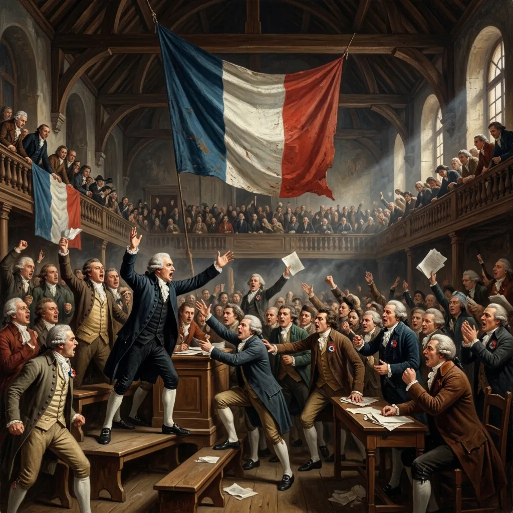 Delegates debating in the National Assembly
