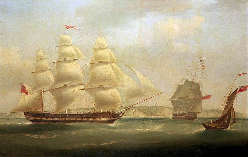 VOC merchant ship Batavia painting