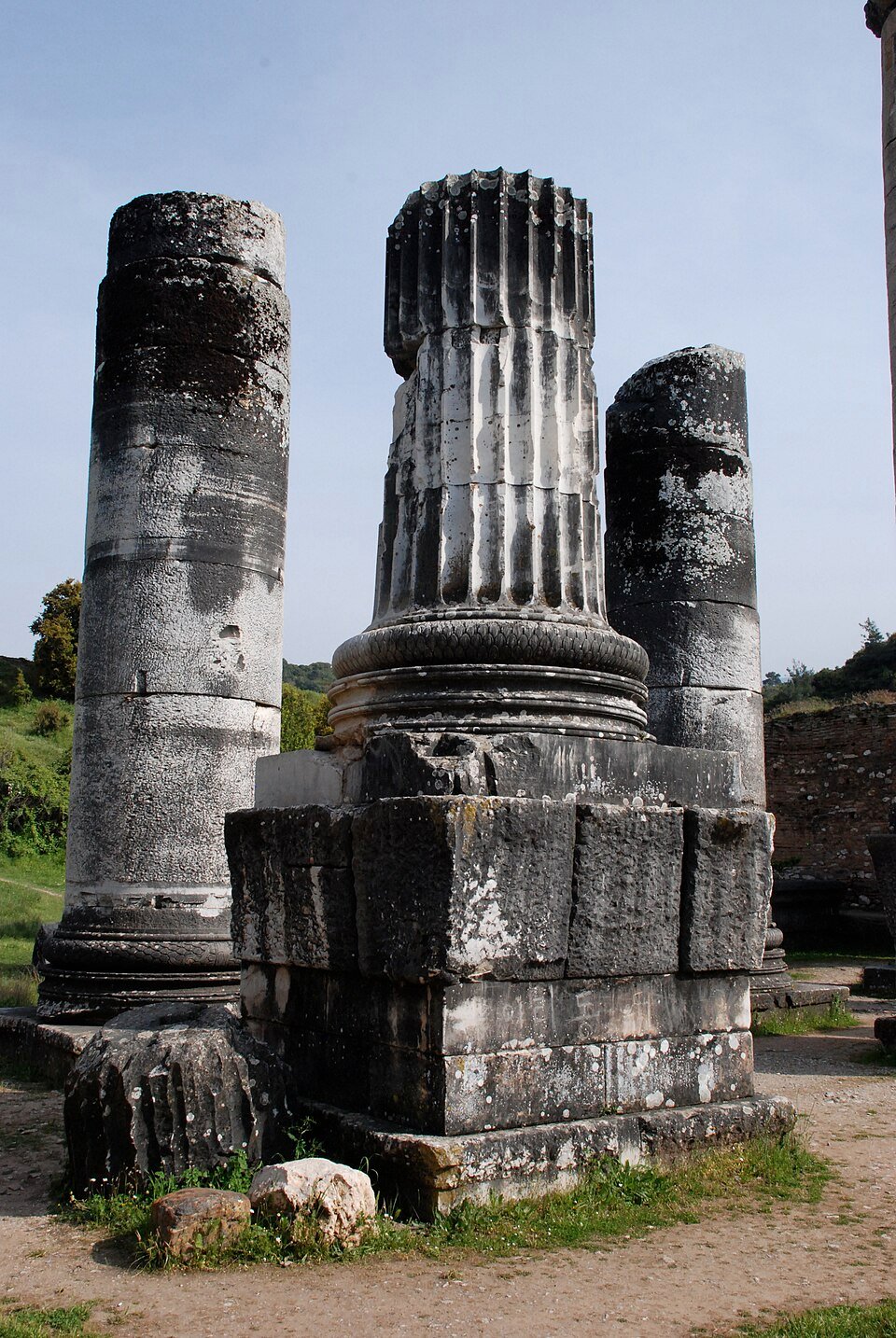Monolith ruins of Lydian capital Sardis