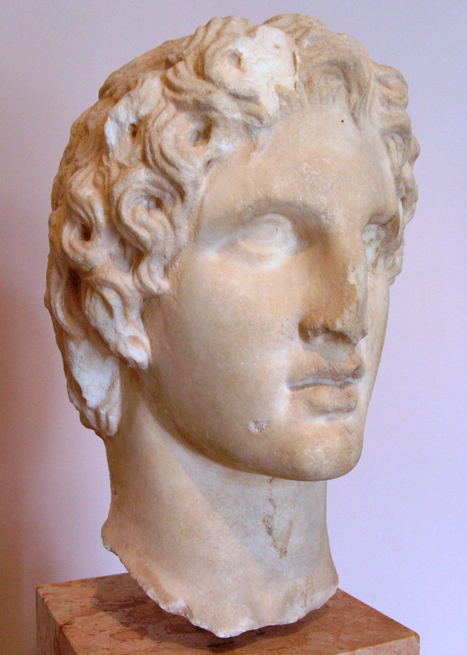 Marble bust of Alexander the Great