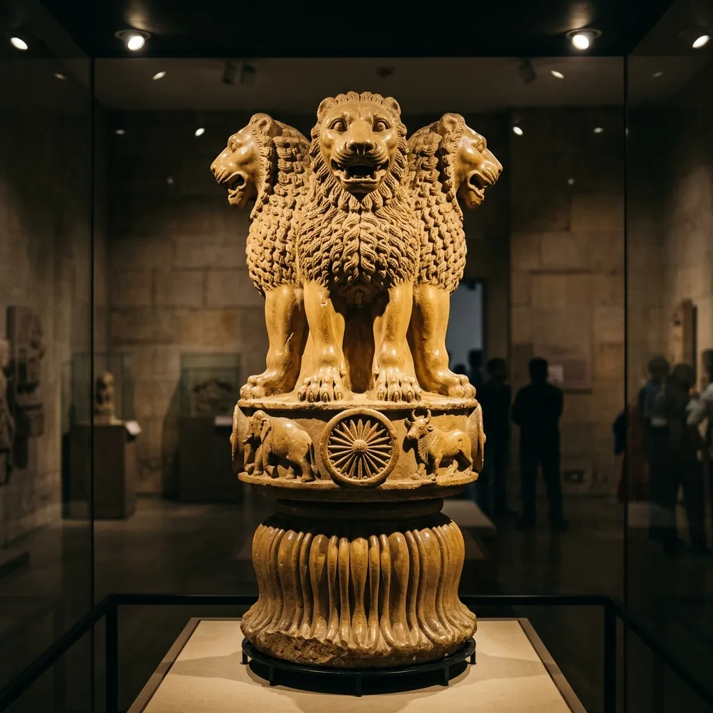The Lion Capital of Ashoka at Sarnath