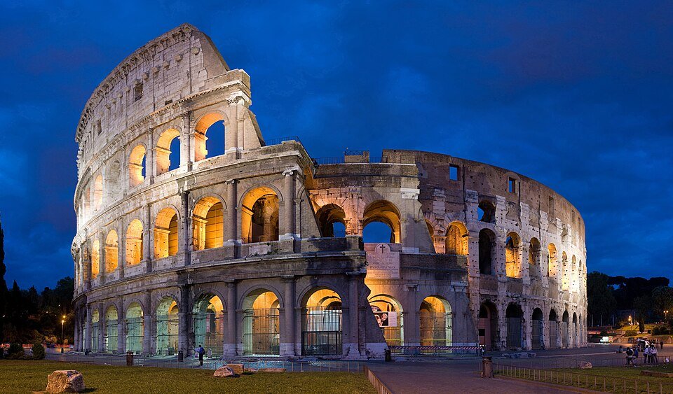 Roman Colosseum Historical Photograph