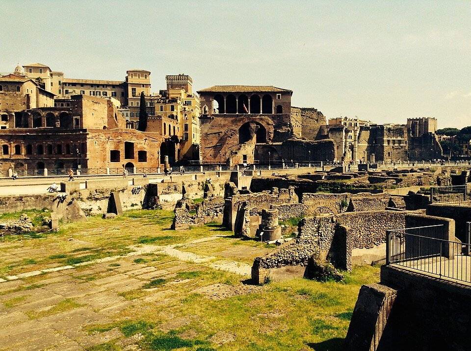 Ruins of Trajan's Forum and Market in Rome