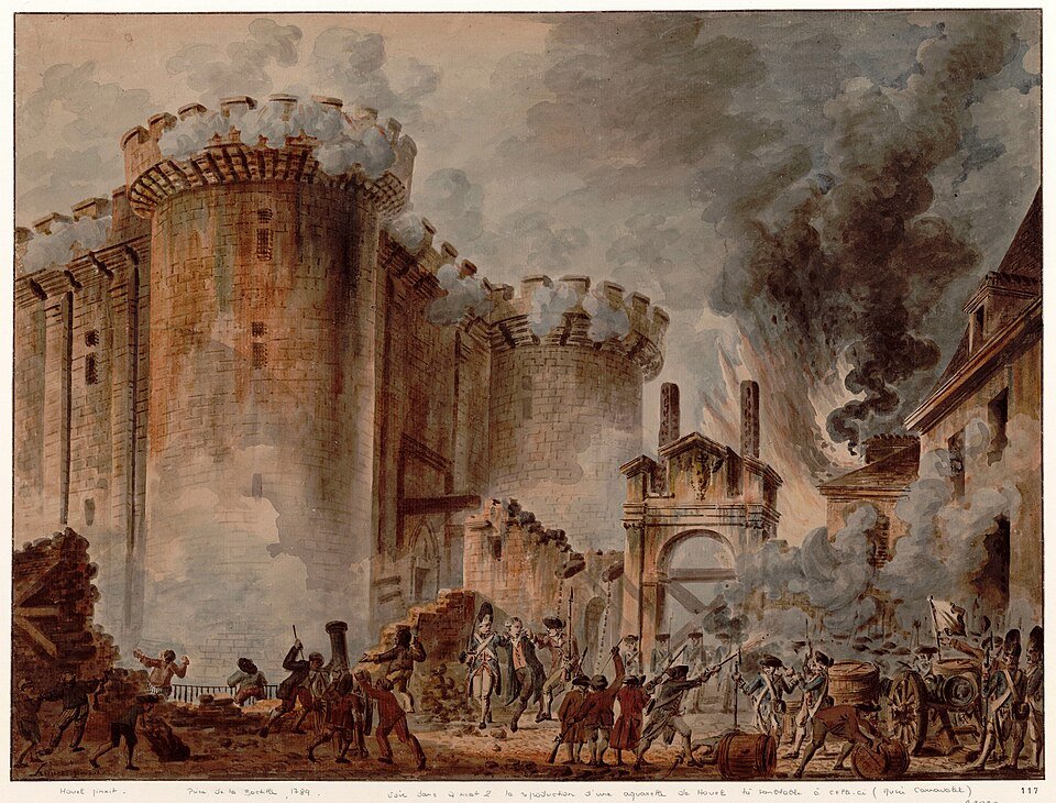 Storming of the Bastille July 14 1789
