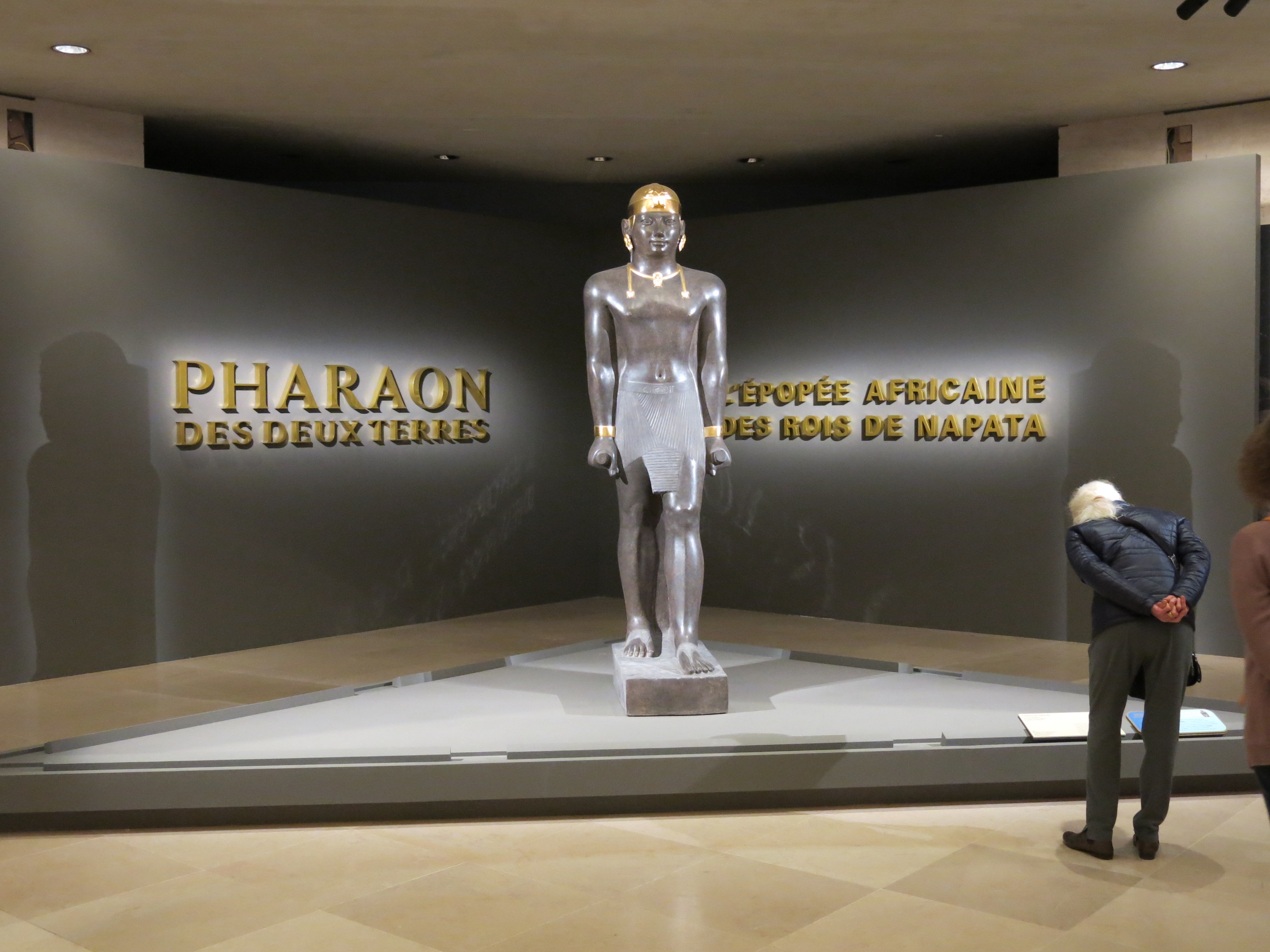 Granite Statue of Pharaoh Taharqa of Kush
