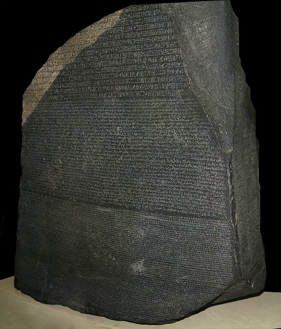 Rosetta Stone (199 BCE): Jean-François Champollion & Hieroglyphics