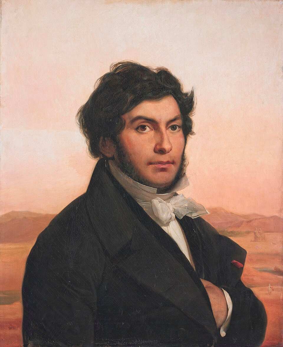 Jean-François Champollion portrait painting