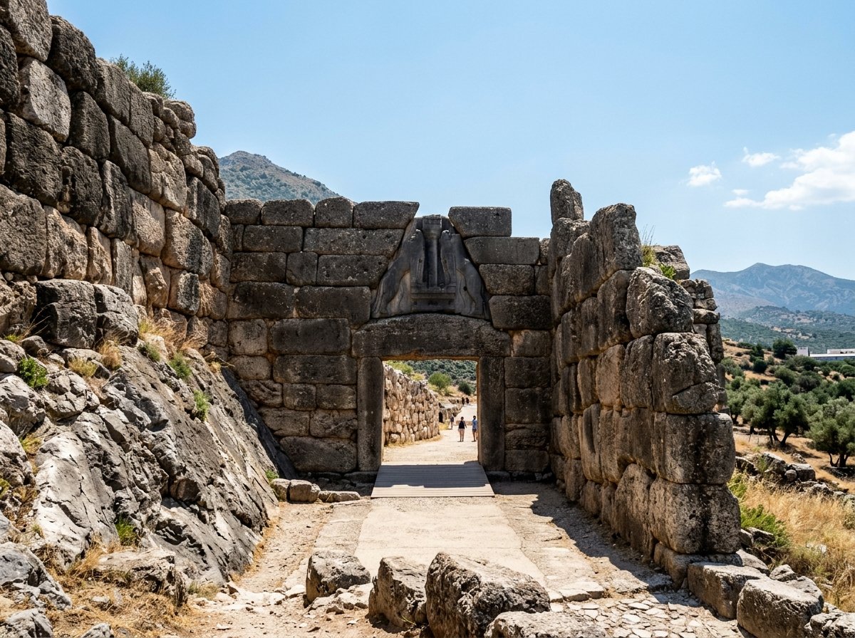 The Lion Gate at Mycenae