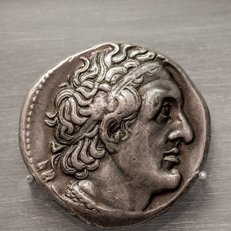 Ptolemy I Soter profile silver tetradrachm