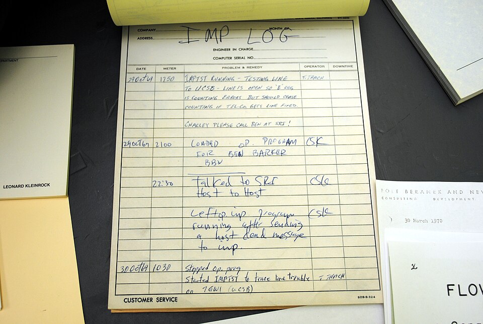 The Birth of ARPANET 1969: The Technological Origin of the Internet