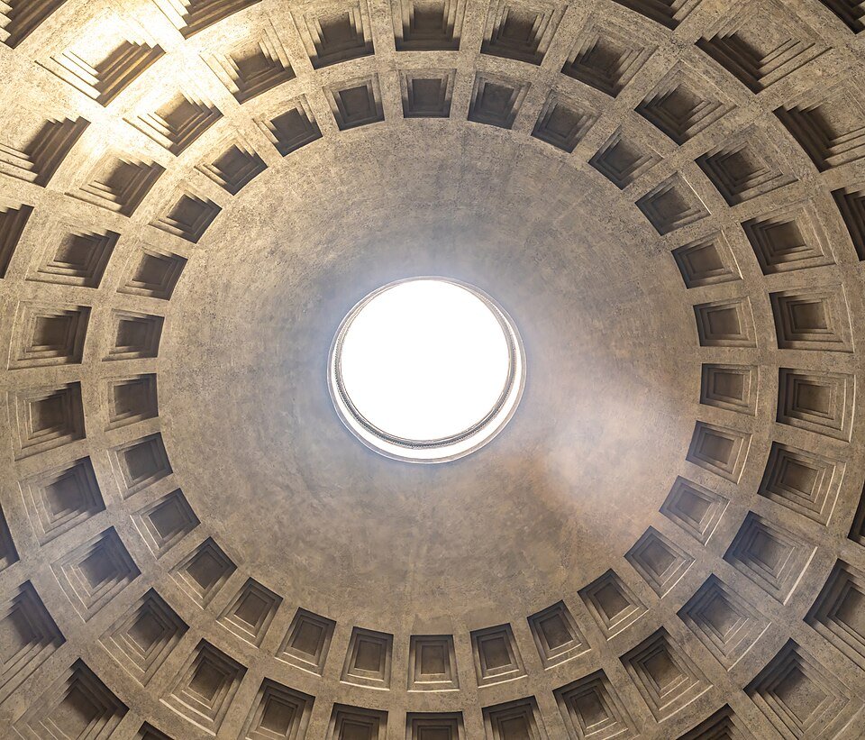 Pantheon Rome interior dome