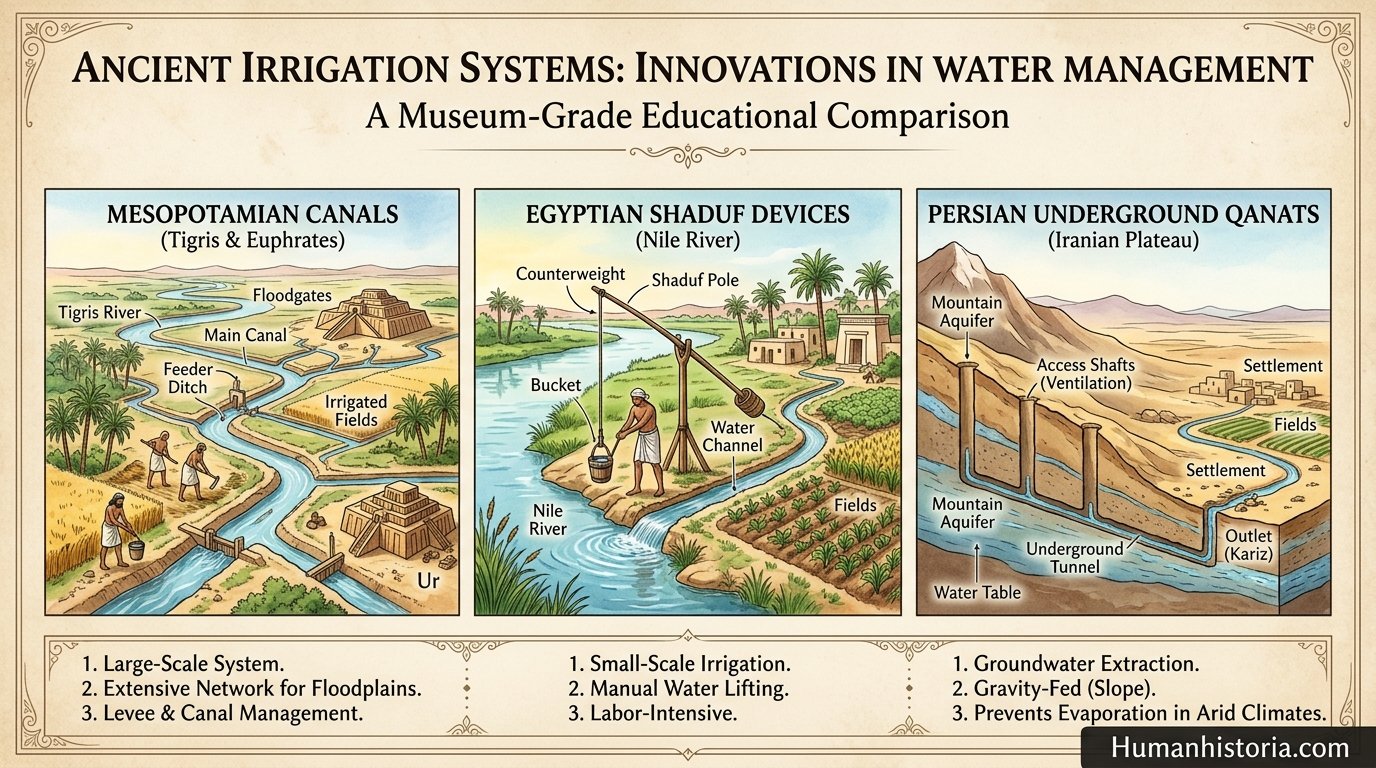 Ancient Irrigation Systems: Innovations in Water Management
