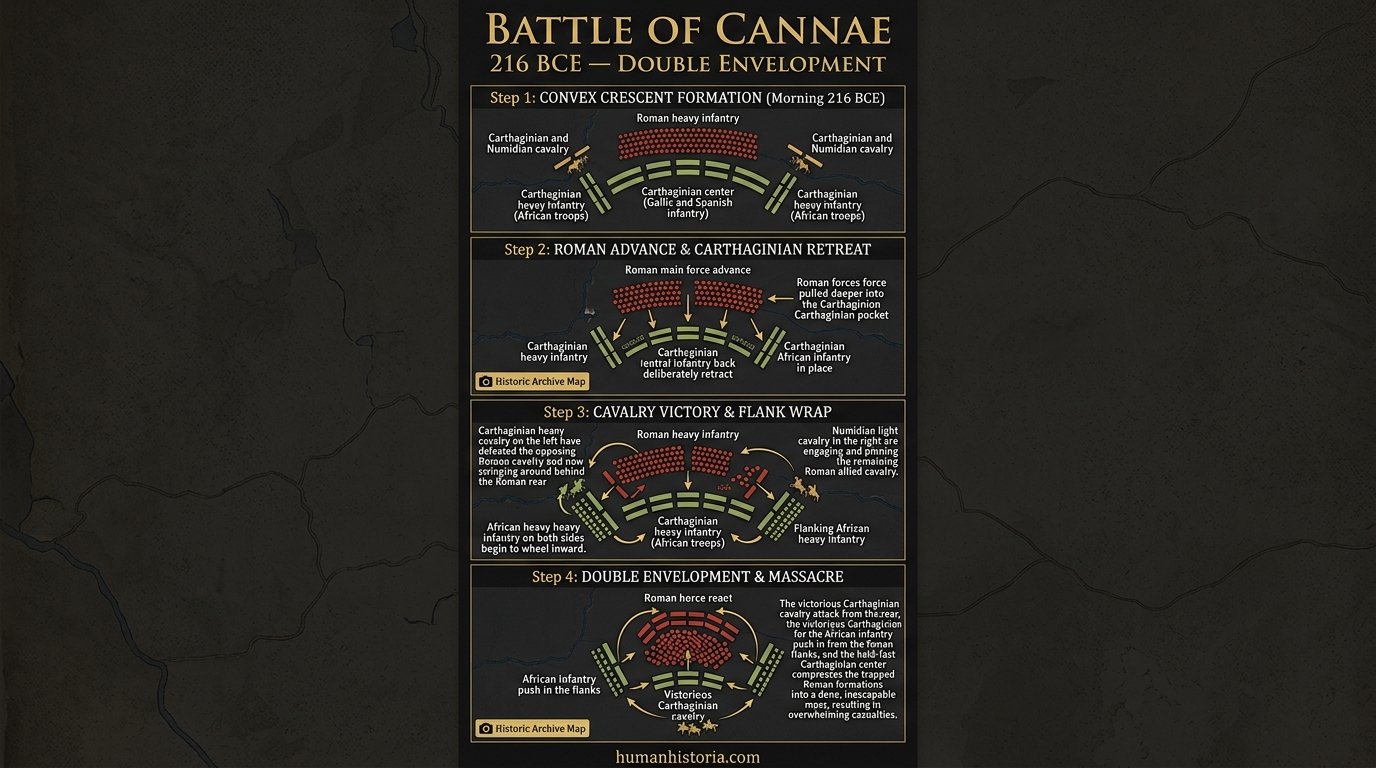 Tactical Masterclass: Hannibal's Double Envelopment at Cannae