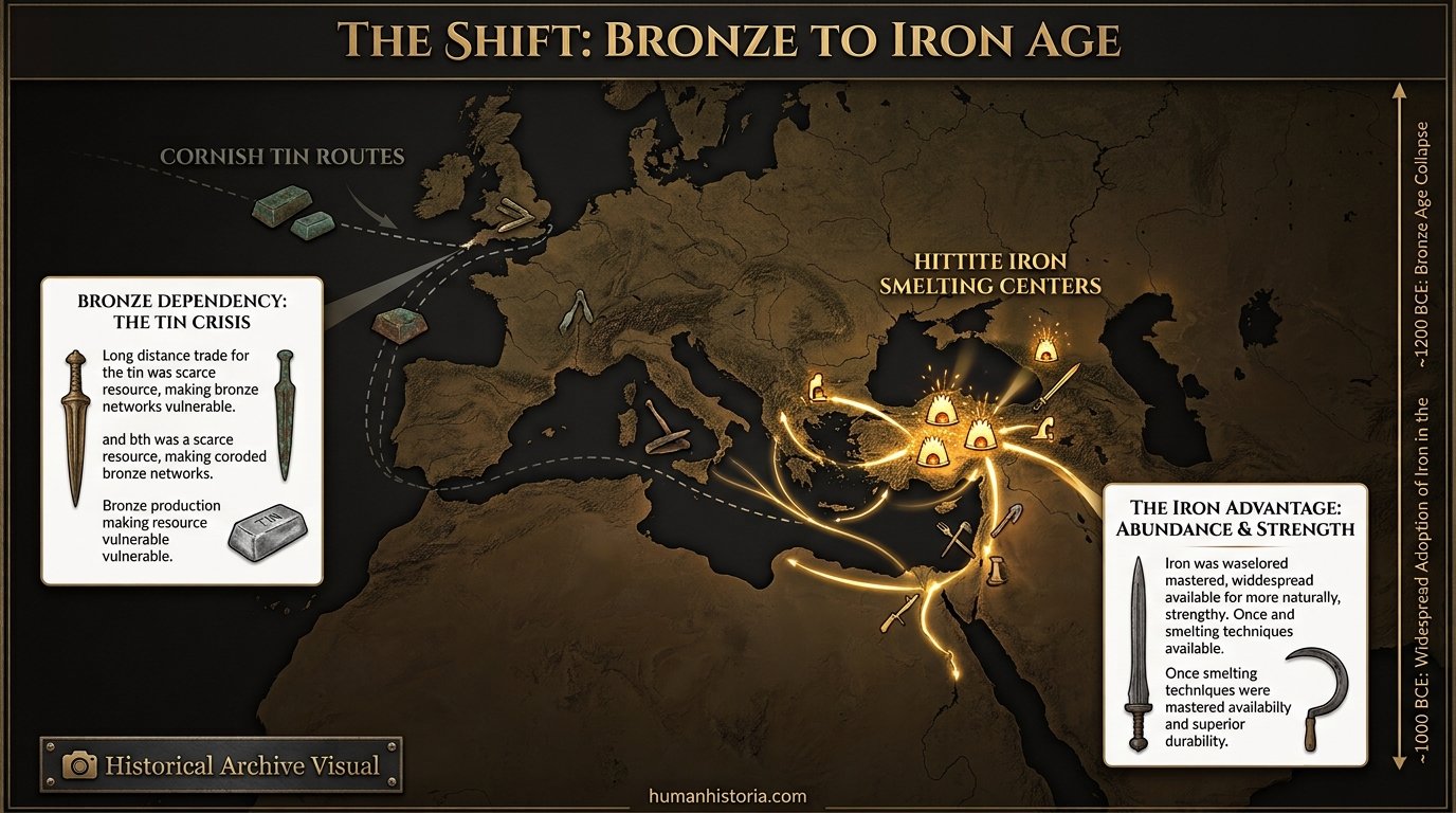 The Bronze Age to Iron Age Transition Map