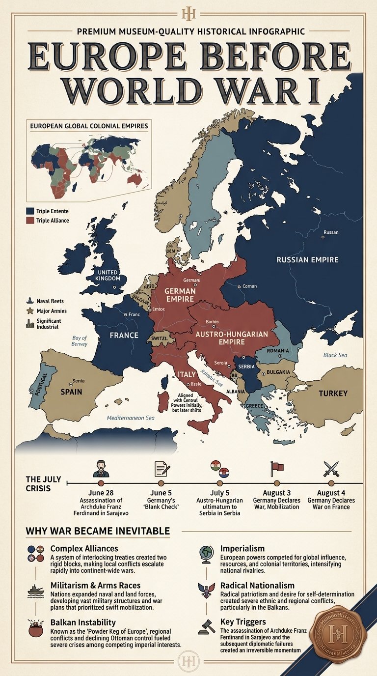 Europe Before World War I: The Alliance Systems (1914)