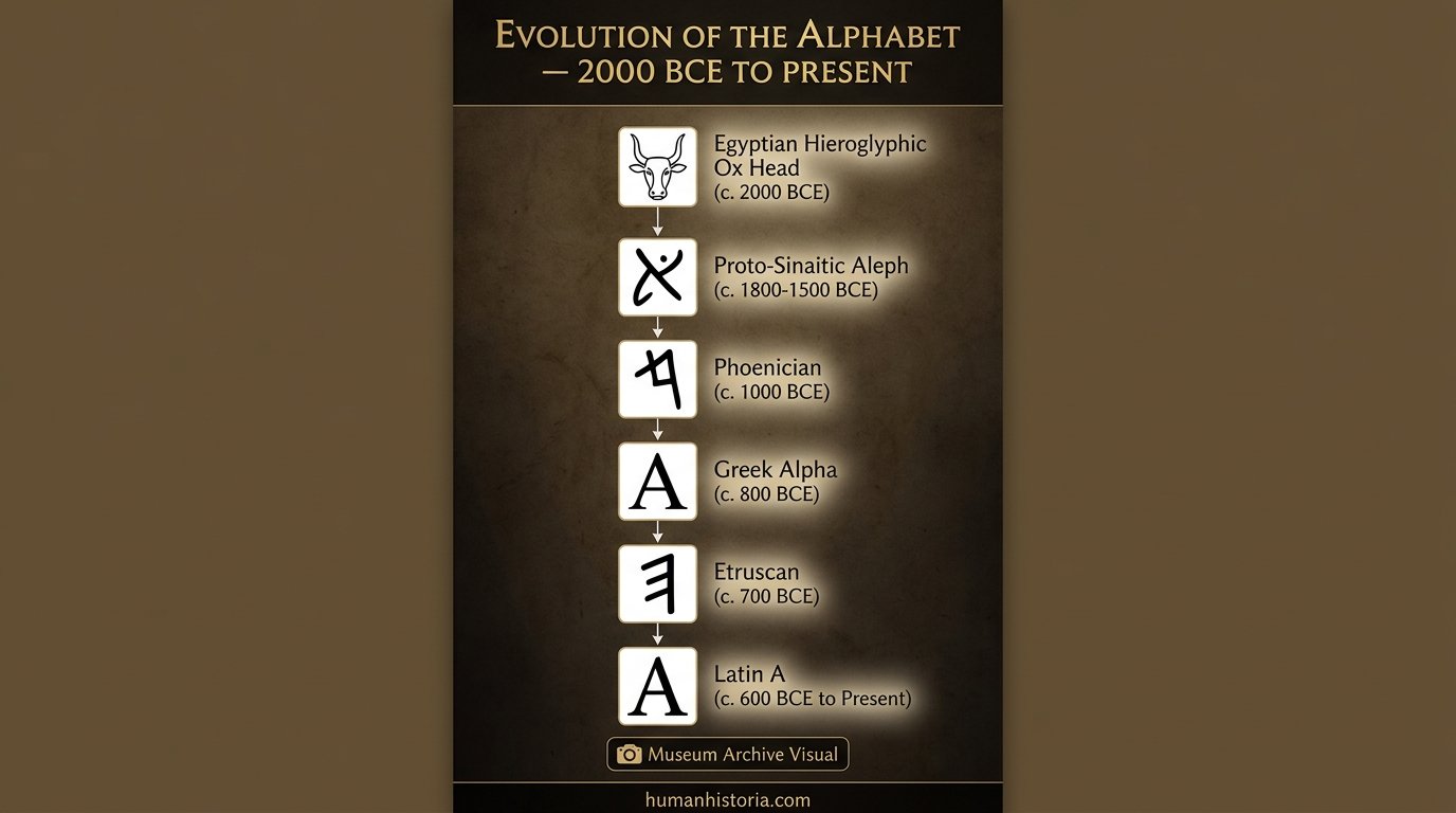 Evolution of the Alphabet: Proto-Sinaitic to Modern Latin
