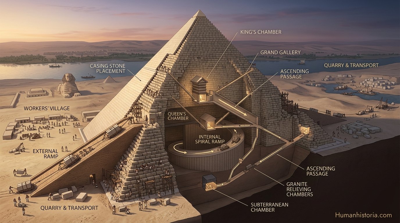 Great Pyramid of Giza: Construction & Internal Anatomy