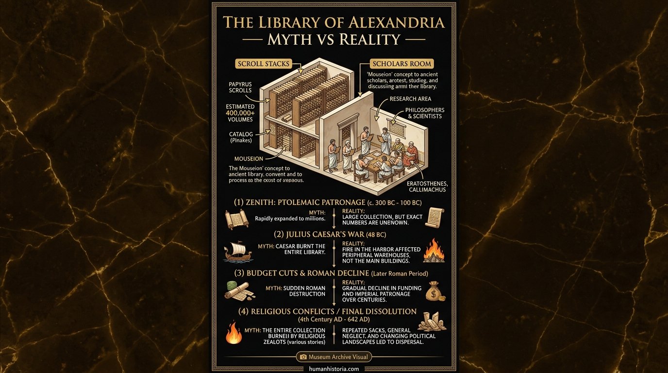 Library of Alexandria: What Knowledge Was Actually Lost?