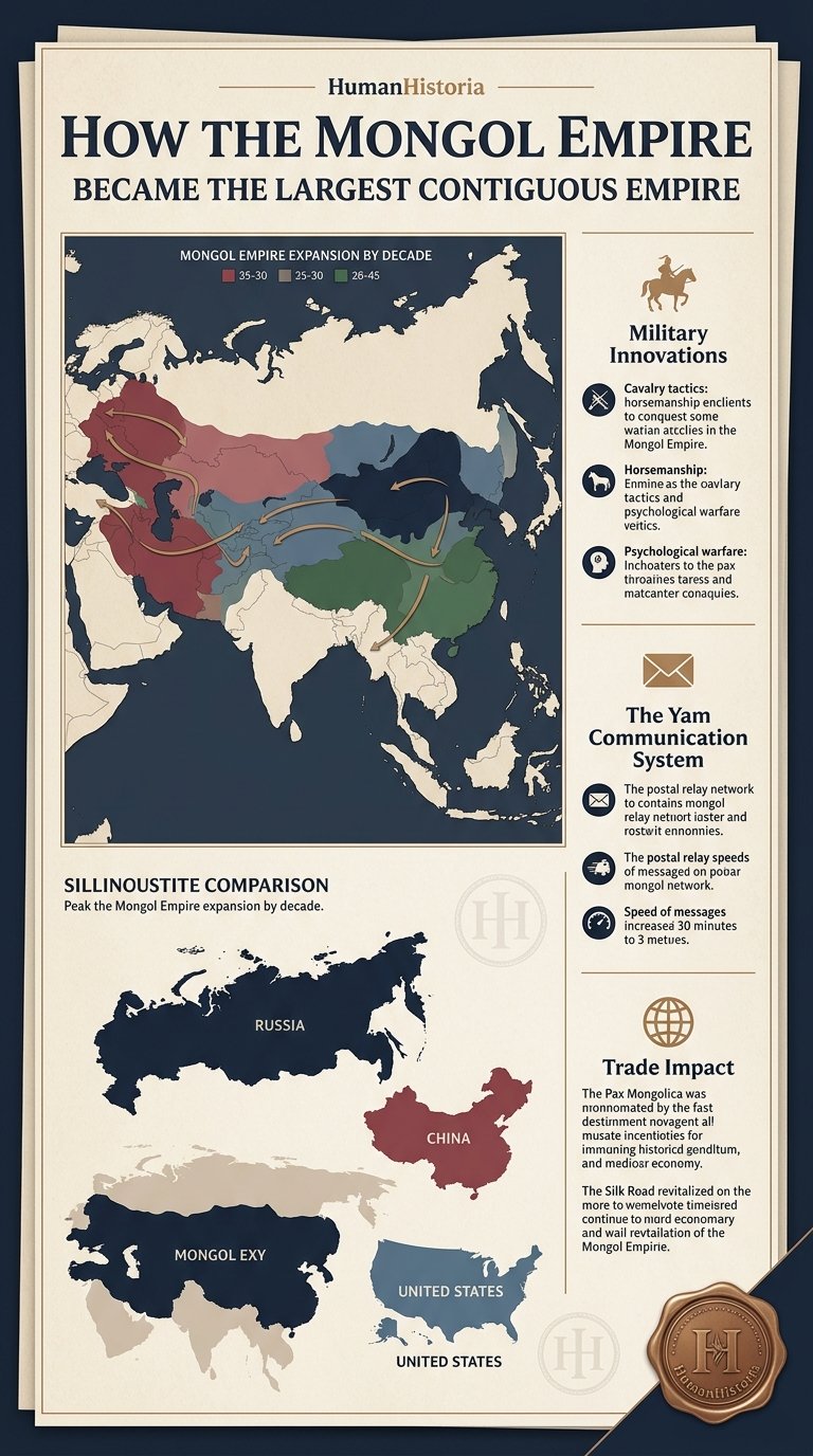 How the Mongol Empire Became the Largest Contiguous Empire