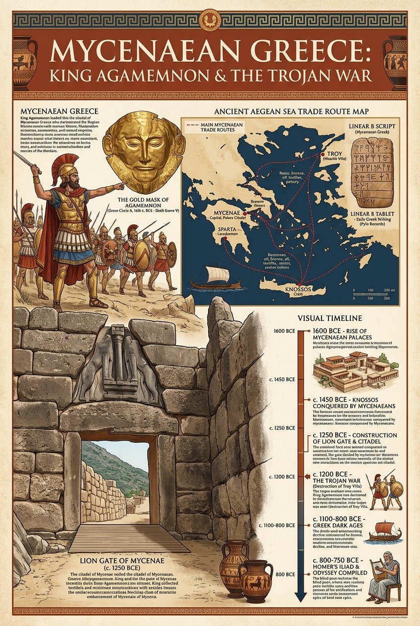 Mycenaean Greece & Trojan War History