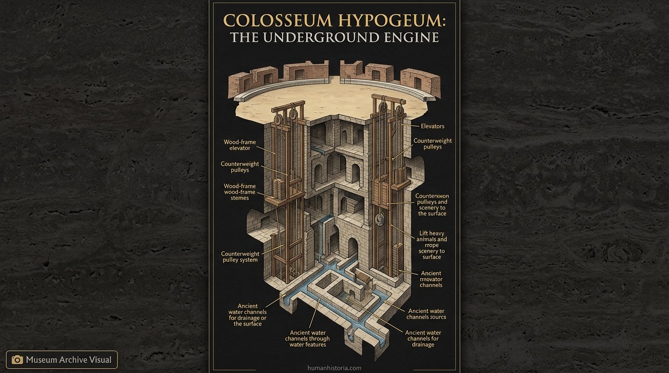 Inside the Colosseum Hypogeum: Underground Engineering