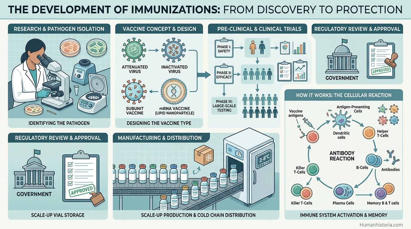 Jonas Salk & The Polio Vaccine (1955) Infographic