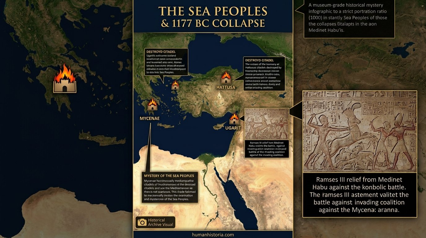 Who Were the Sea Peoples? The 1177 BC Catastrophe