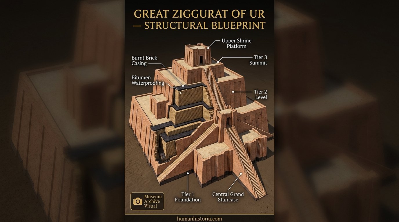 The Great Ziggurat of Ur: Mud-Brick Temple Architecture